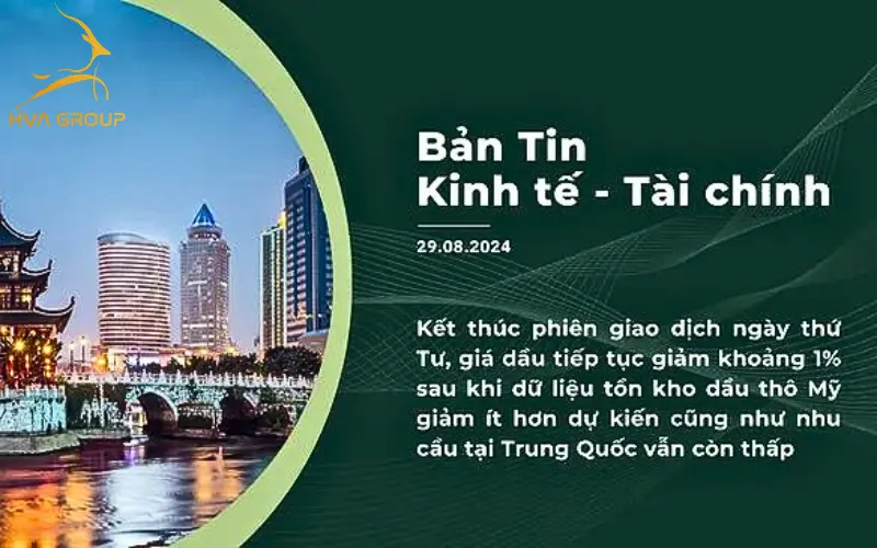 BẢN TIN KINH TẾ TÀI CHÍNH NGÀY 29.08.2024