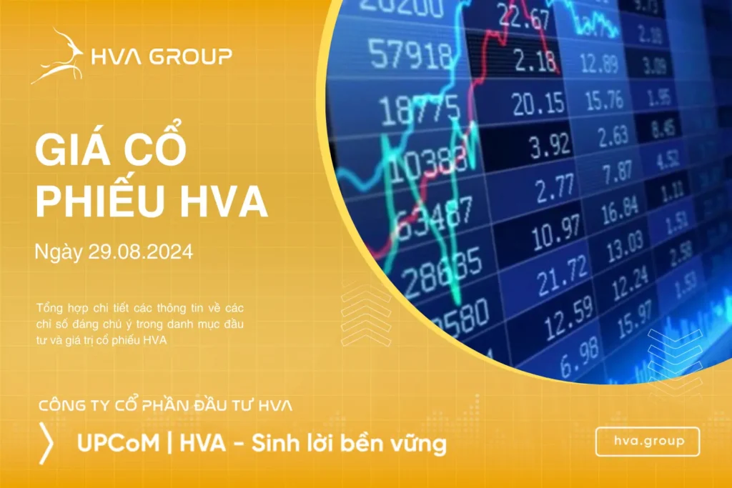 GIÁ CỔ PHIẾU HVA NGÀY 29/08/2024