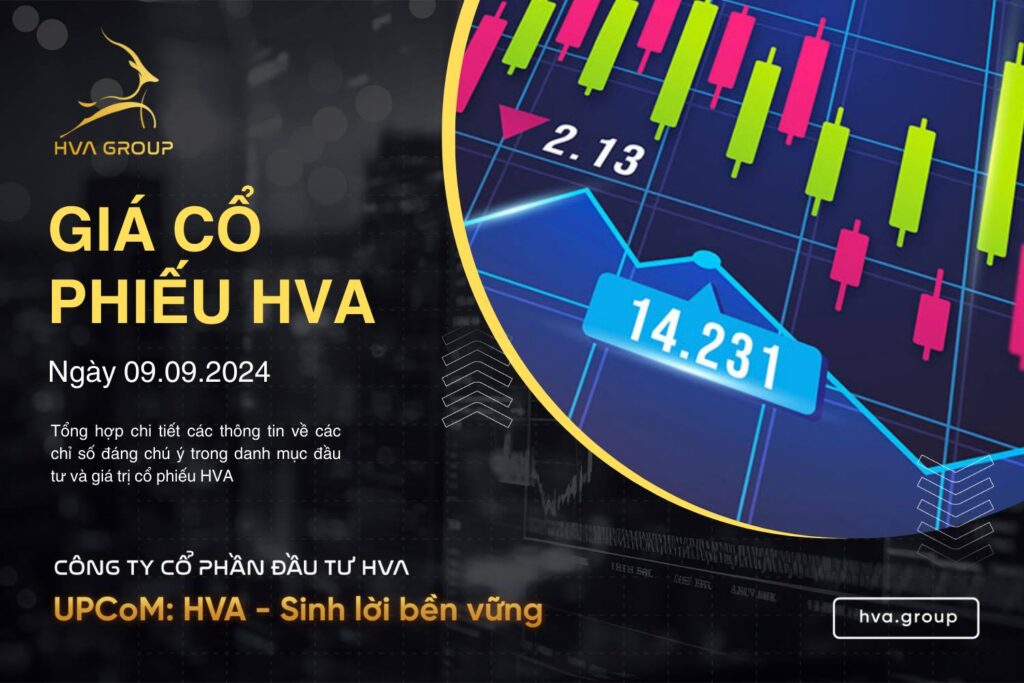 GIÁ CỔ PHIẾU HVA NGÀY 09/09/2024