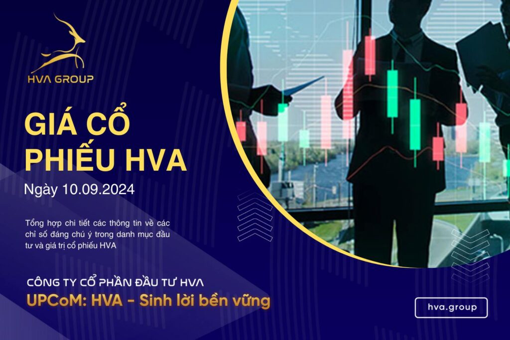 GIÁ CỔ PHIẾU HVA NGÀY 10/09/2024