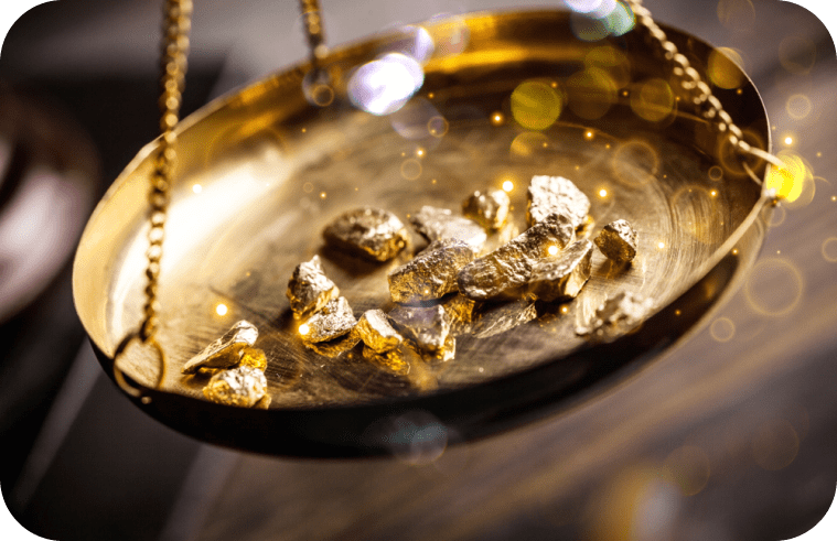 Wholesale of precious metals and raw gold