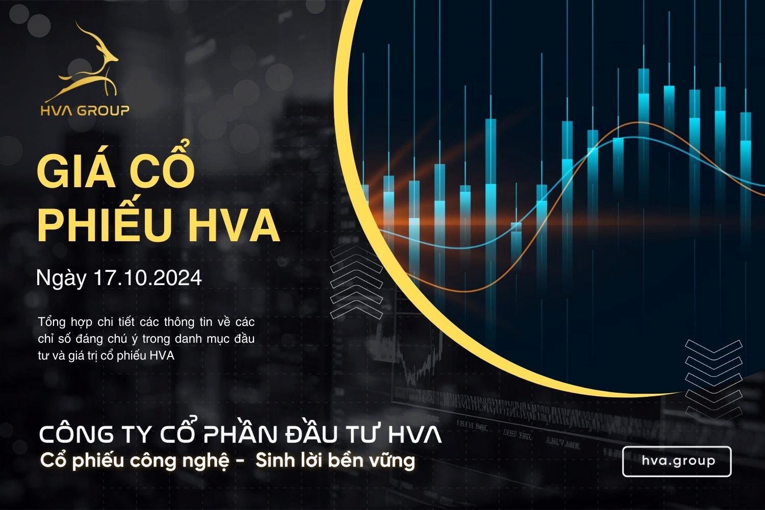 GIÁ CỔ PHIẾU HVA NGÀY 17/10/2024