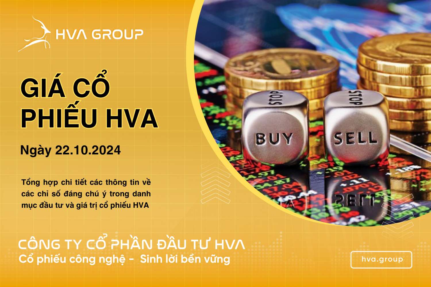 GIÁ CỔ PHIẾU HVA NGÀY 22/10/2024