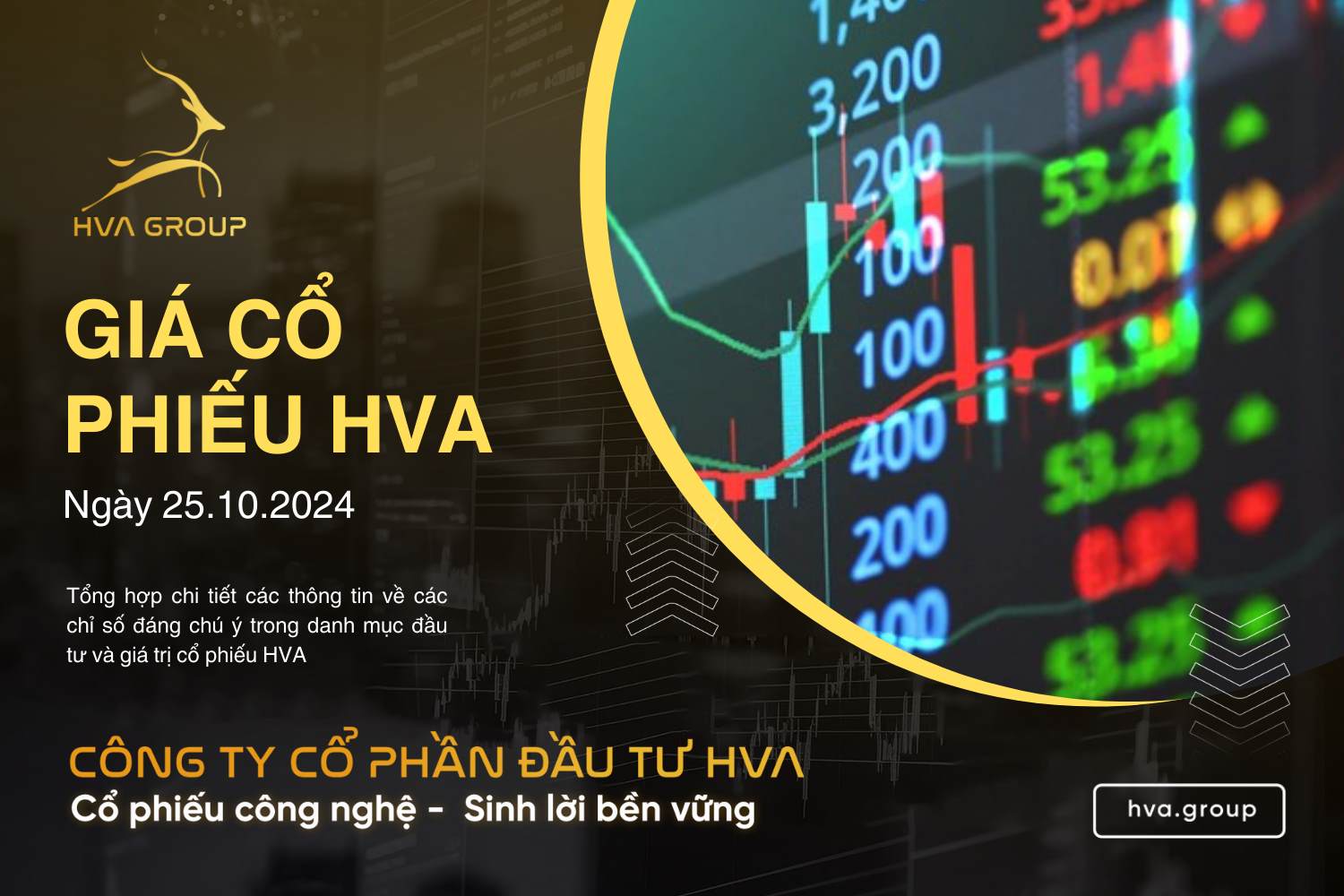 GIÁ CỔ PHIẾU HVA NGÀY 25/10/2024