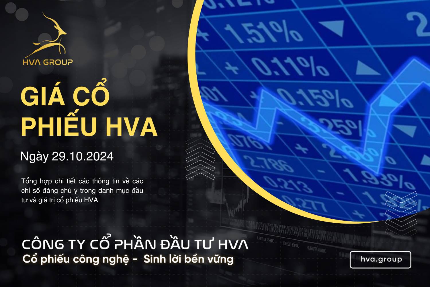 GIÁ CỔ PHIẾU HVA NGÀY 29/10/2024