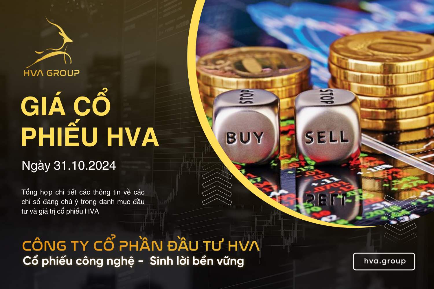 GIÁ CỔ PHIẾU HVA NGÀY 31/10/2024