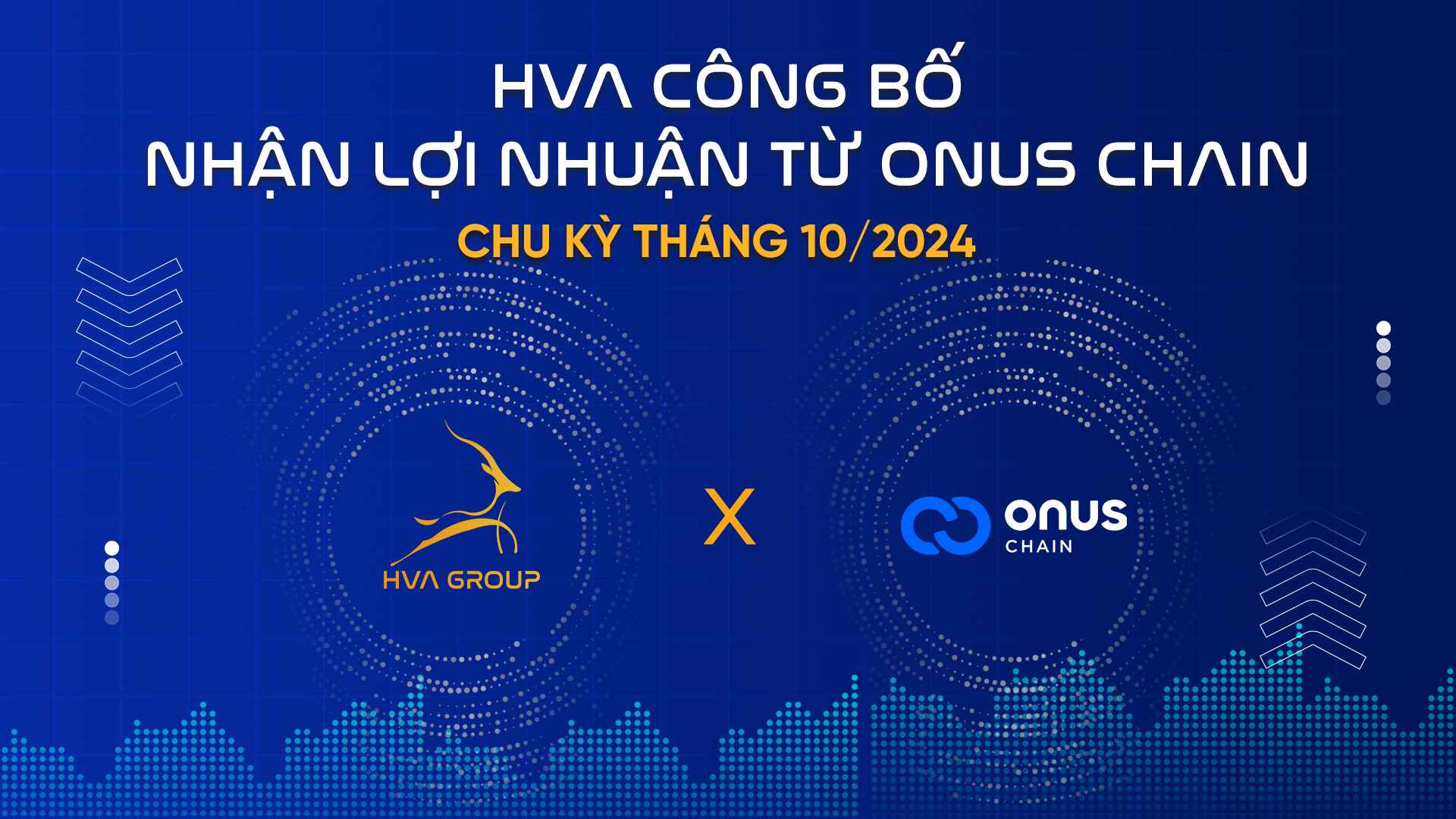 HVA CÔNG BỐ NHẬN LỢI NHUẬN TỪ ONUS CHAIN CHU KỲ THÁNG 10/2024