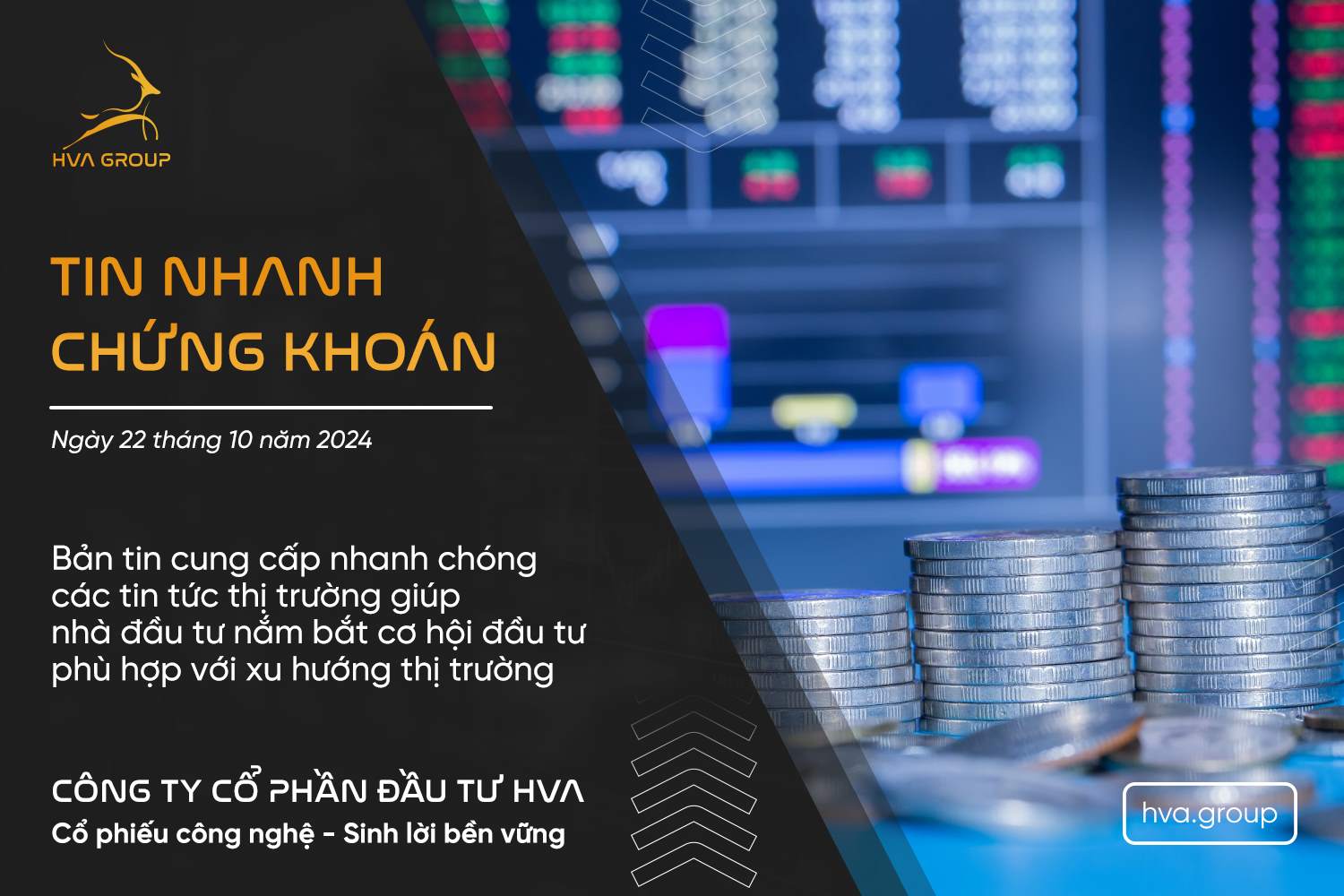 TIN NHANH CHỨNG KHOÁN NGÀY 22/10/2024