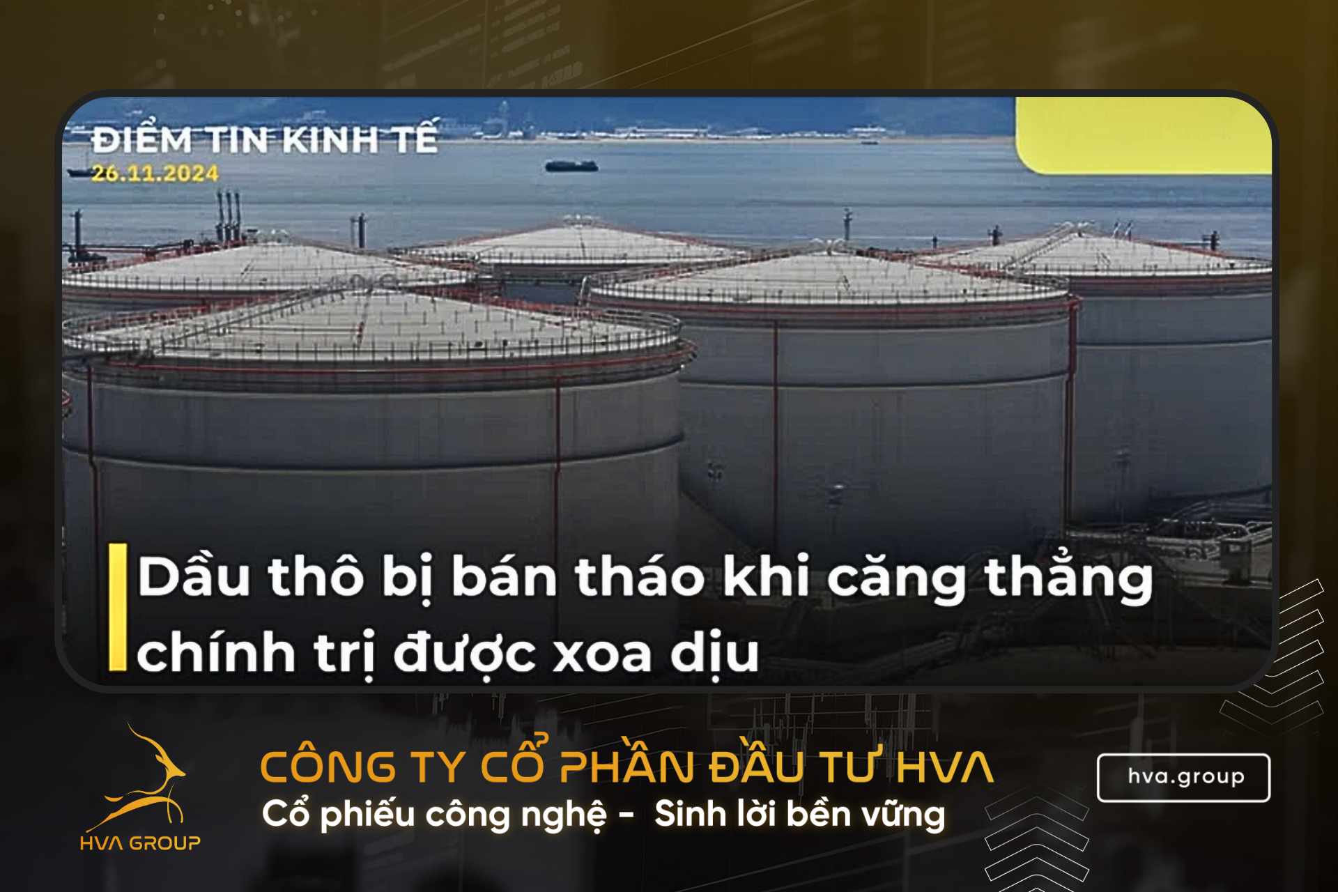 BẢN TIN KINH TẾ TÀI CHÍNH NGÀY 26.11.2024