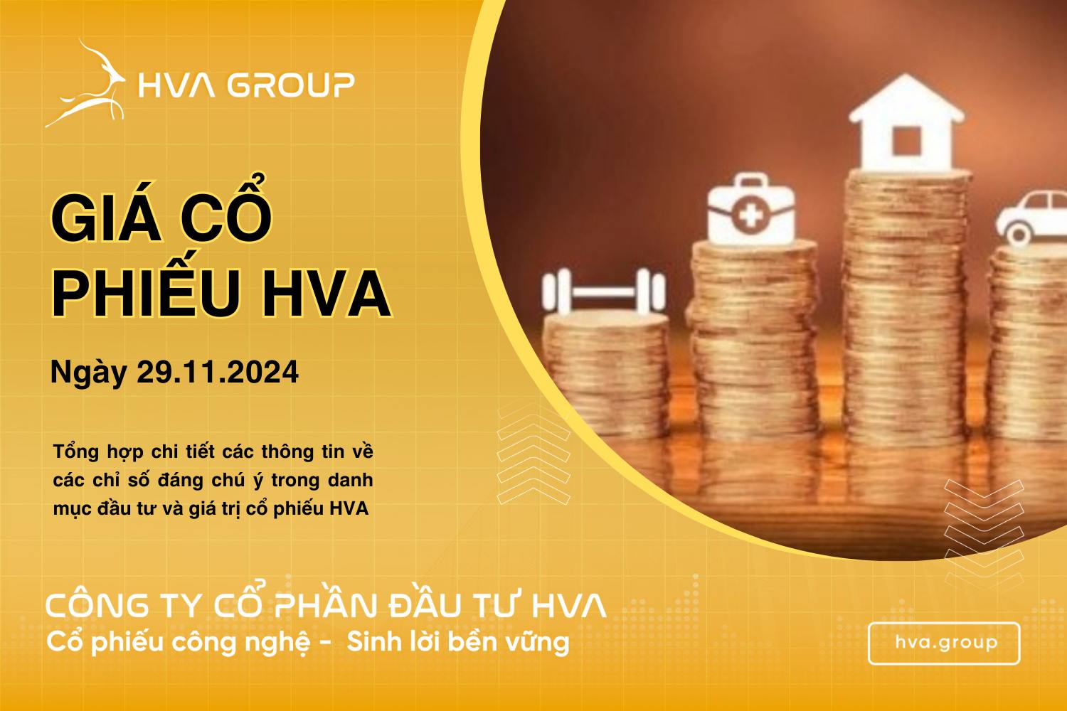 GIÁ CỔ PHIẾU HVA NGÀY 29/11/2024