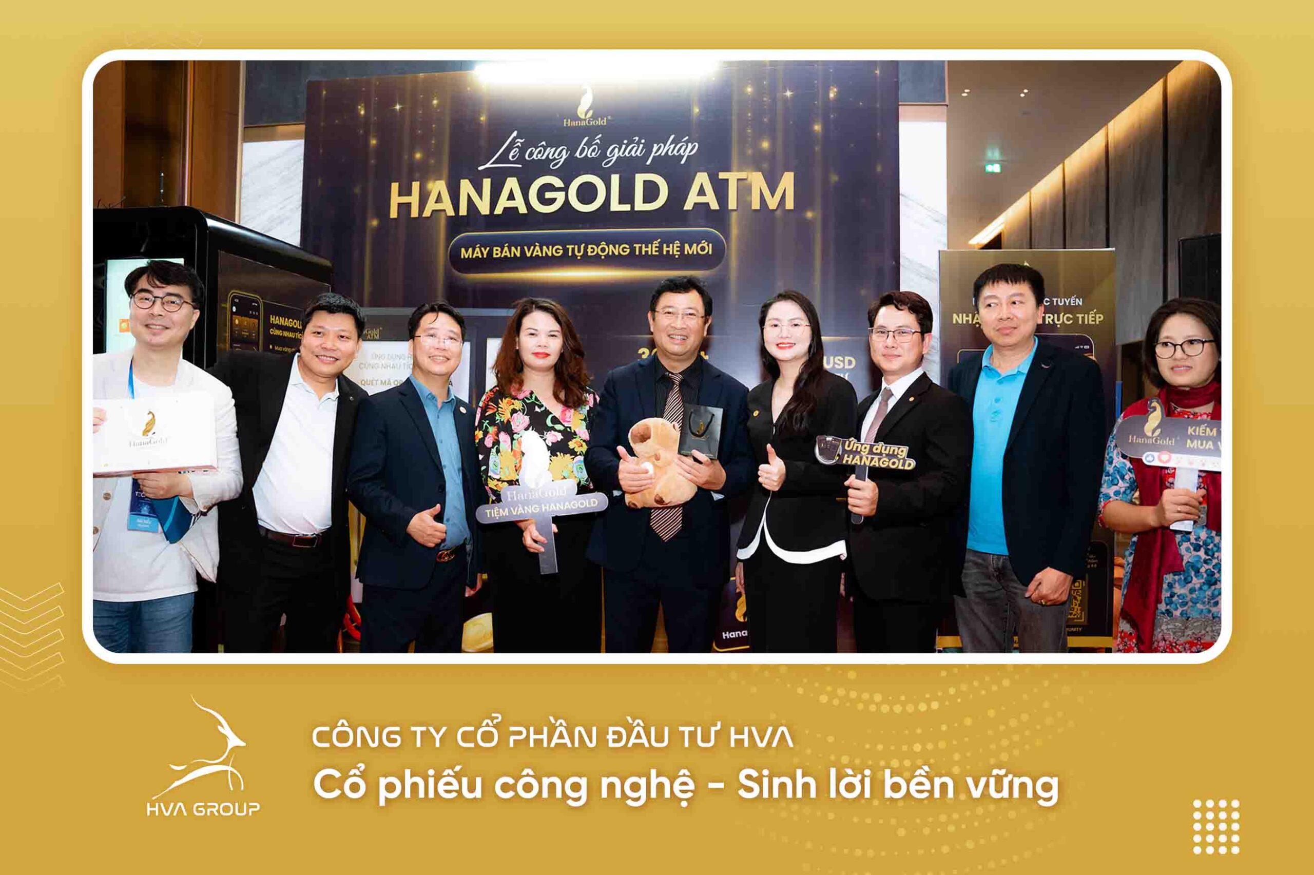 Máy Bán Vàng Tự Động HanaGold ATM Chính Thức Ra Mắt Tại Techfest Vietnam 2024