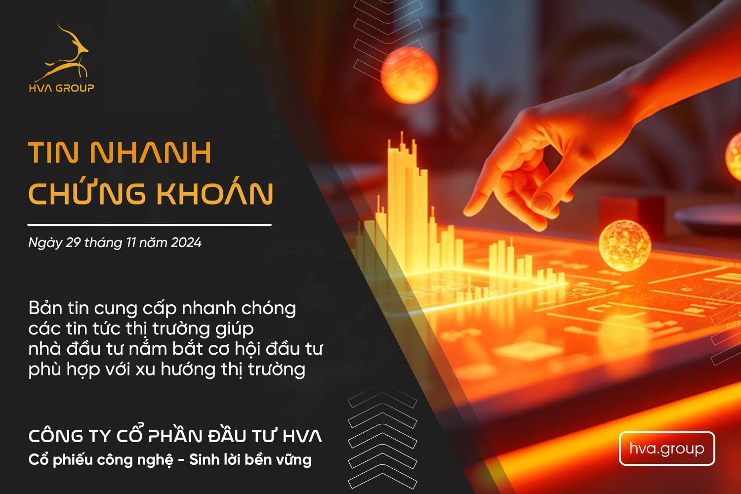 TIN NHANH CHỨNG KHOÁN NGÀY 29/11/2024