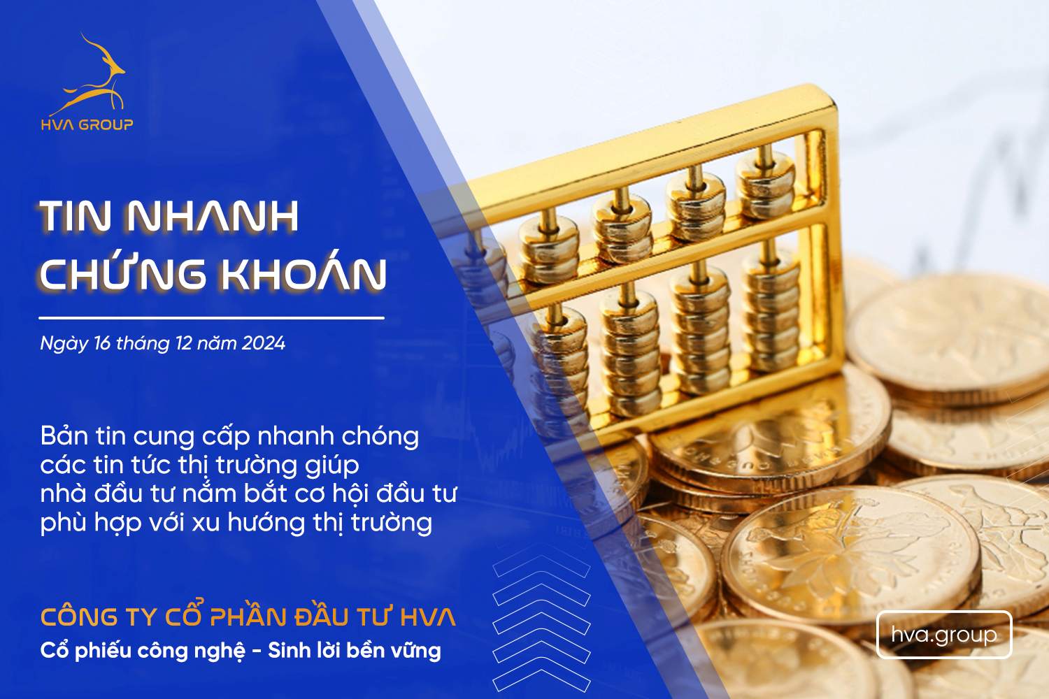 TIN NHANH CHỨNG KHOÁN NGÀY 16/12/2024