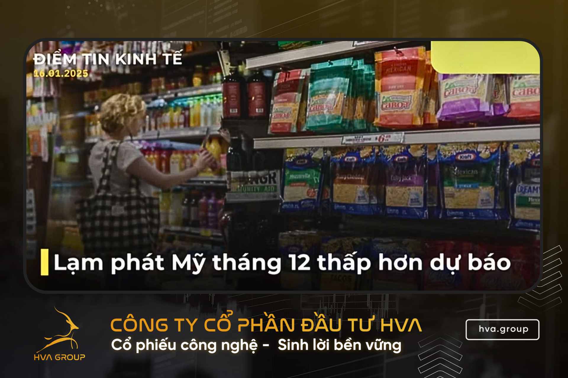 BẢN TIN KINH TẾ TÀI CHÍNH NGÀY 16/01/2025