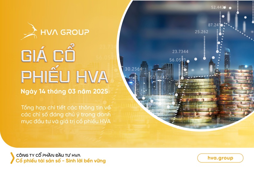 GIÁ CỔ PHIẾU HVA NGÀY 14/03/2025