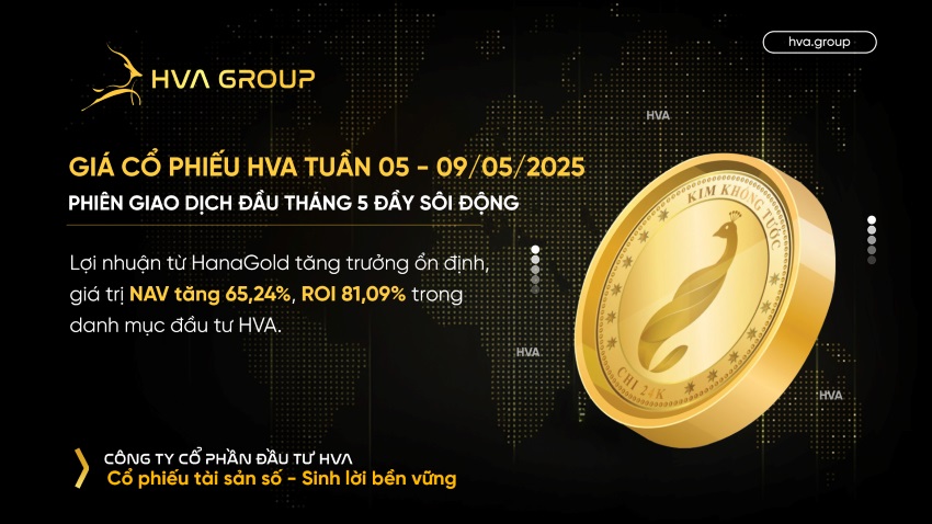 GIÁ CỔ PHIẾU HVA TUẦN 05/05-09/05: PHIÊN GIAO DỊCH ĐẦU THÁNG 5 ĐẦY SÔI ĐỘNG