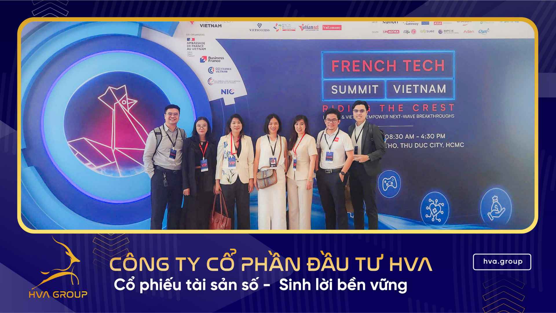 HVA Group attends French Tech Summit 2025: Promoting Vietnam - Europe technology cooperation