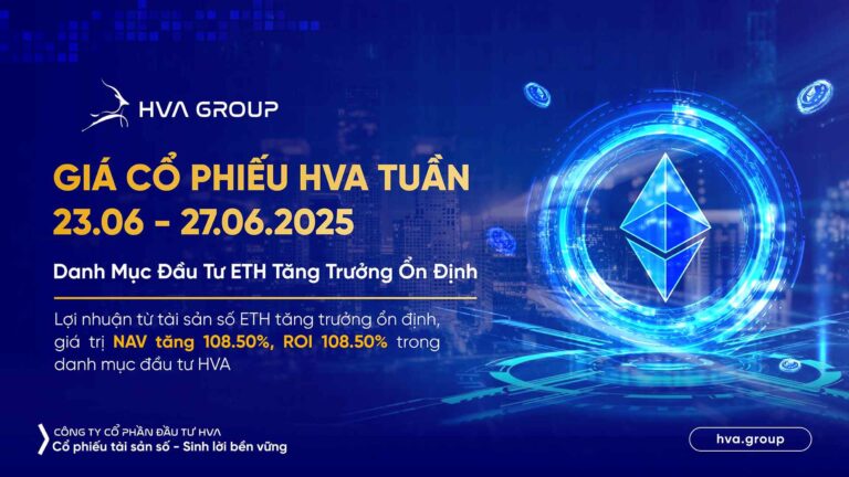 HVA Stock Price Week 23/06-27/06: ETH Portfolio Growth Steadily