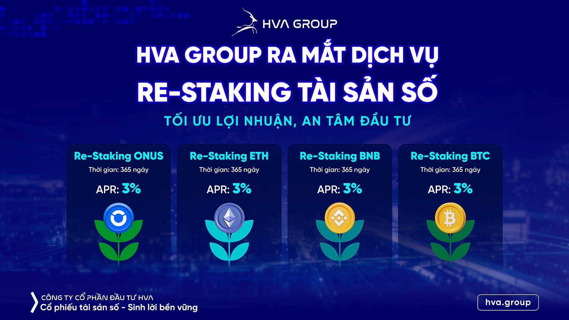 HVA Group Launches Digital Asset Re-staking Service: Opportunity to Optimize Profits for Investors