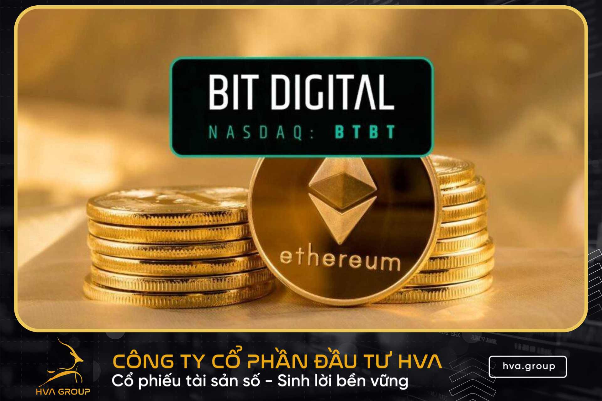 Bit Digital Mua Thêm 19.683 ETH, Giá BTBT “Vọt” Tăng 110% - Cơ Hội Lớn Trong Thị Trường Tài Sản Số