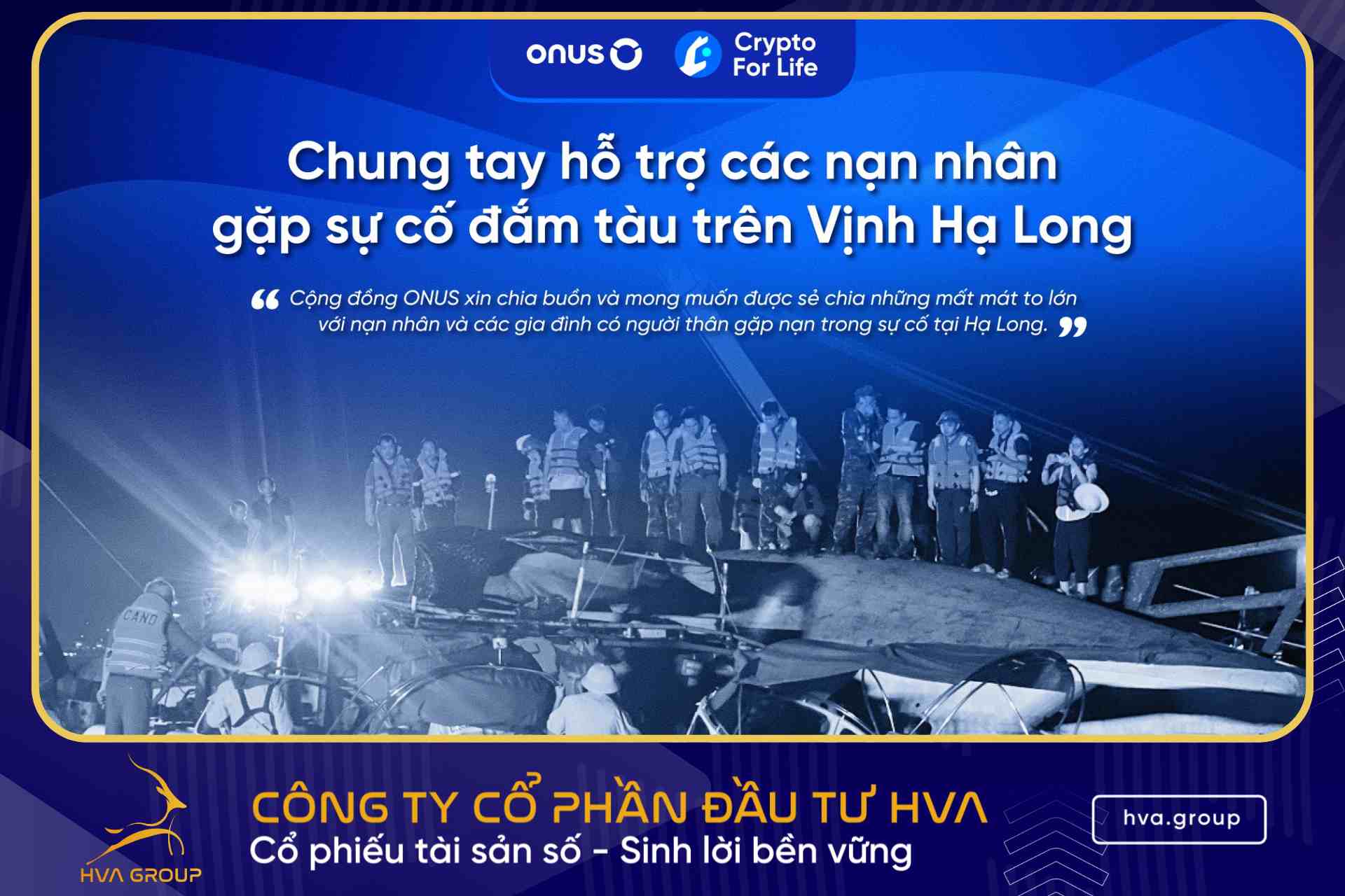 Crypto For Life: Joining Hands to Support Victims of the Ha Long Bay Shipwreck