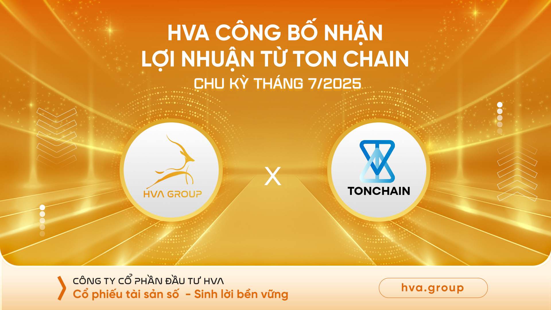 HVA ANNOUNCES RECEIVING PROFIT FROM TON (THE OPEN NETWORK) CYCLE 07/2025