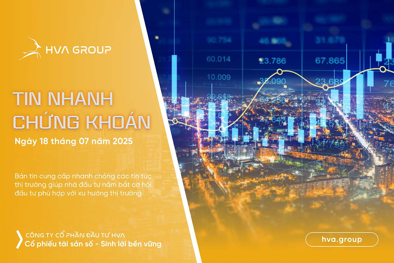 Tin nhanh chứng khoán ngày 18.07.2025