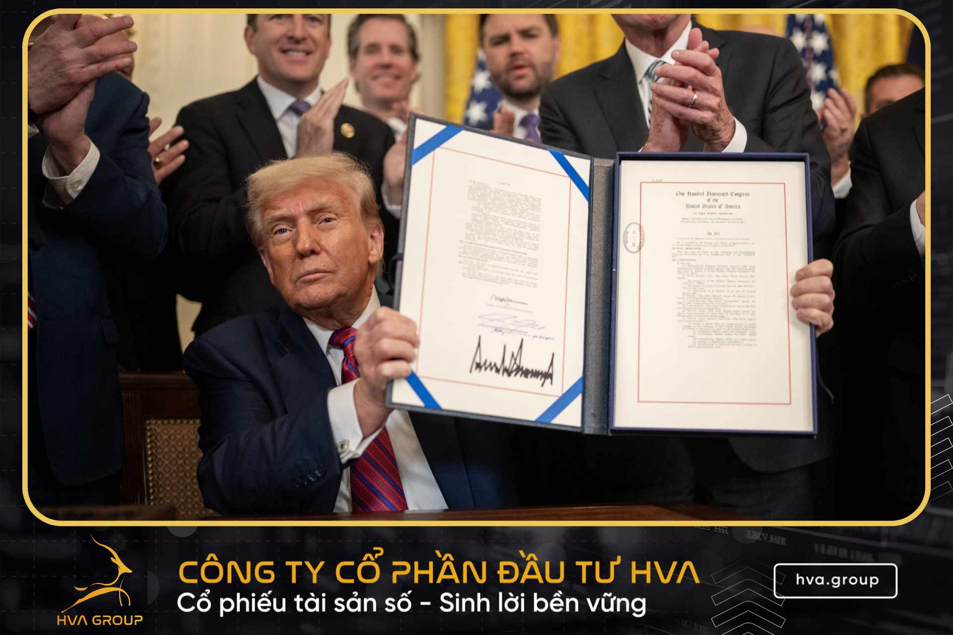 Trump ký đạo luật GENIUS - Bước ngoặt lịch sử hợp pháp hóa stablecoin tại Mỹ