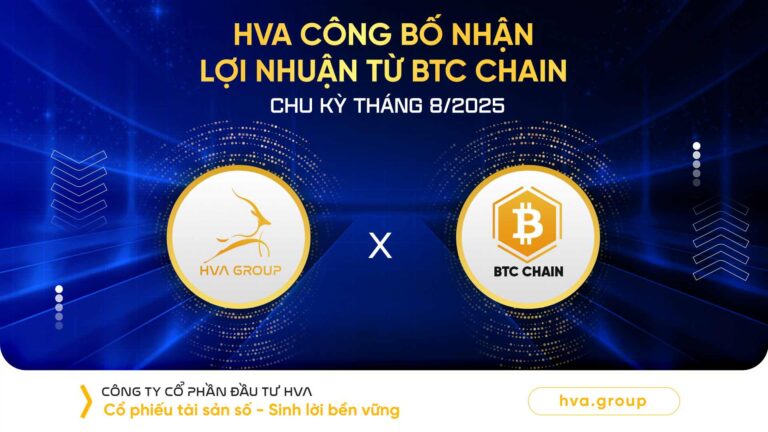 HVA ANNOUNCES RECEIVING PROFIT FROM BTC FOR THE CYCLE OF AUGUST 2025