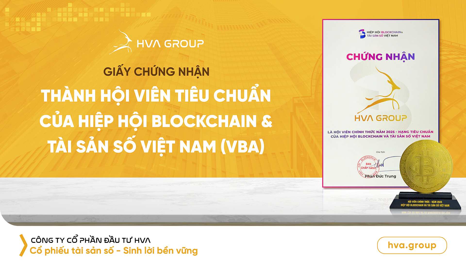 HVA Group Joins Vietnam Blockchain & Digital Asset Association: A Step Opens a New Era for Digital Finance