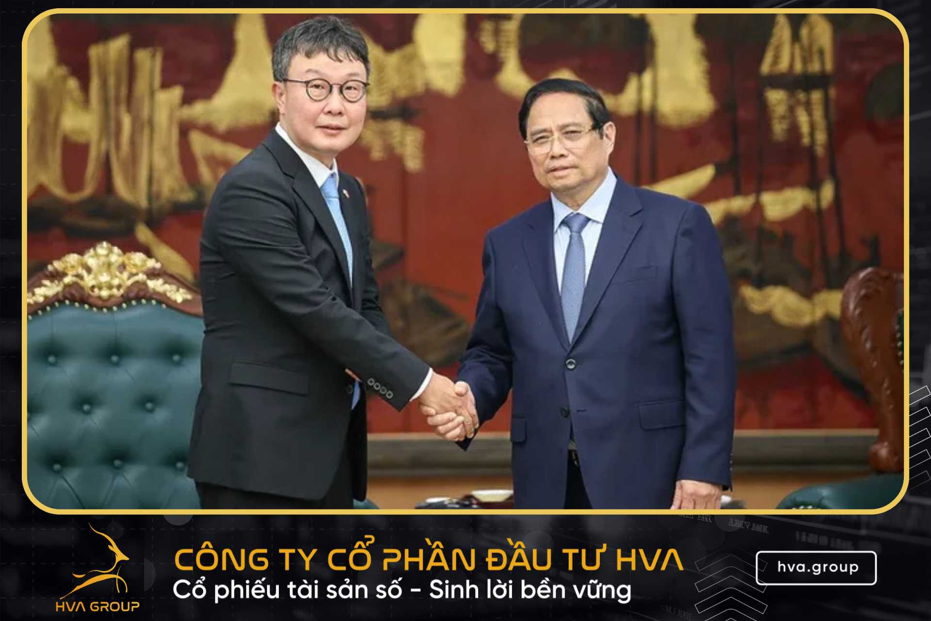 Thủ tướng tiếp đón “ông chủ” sàn tài sản số tại Hàn Quốc: Cơ hội mới cho thị trường tài sản số Việt Nam
