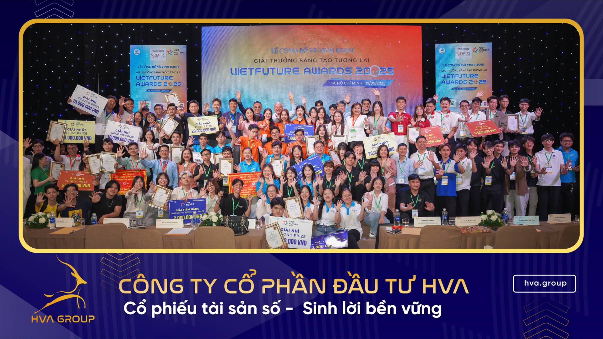VietFuture Awards 2025 Announcement & Award Ceremony: Young creative imprints and the companionship of HVA Group