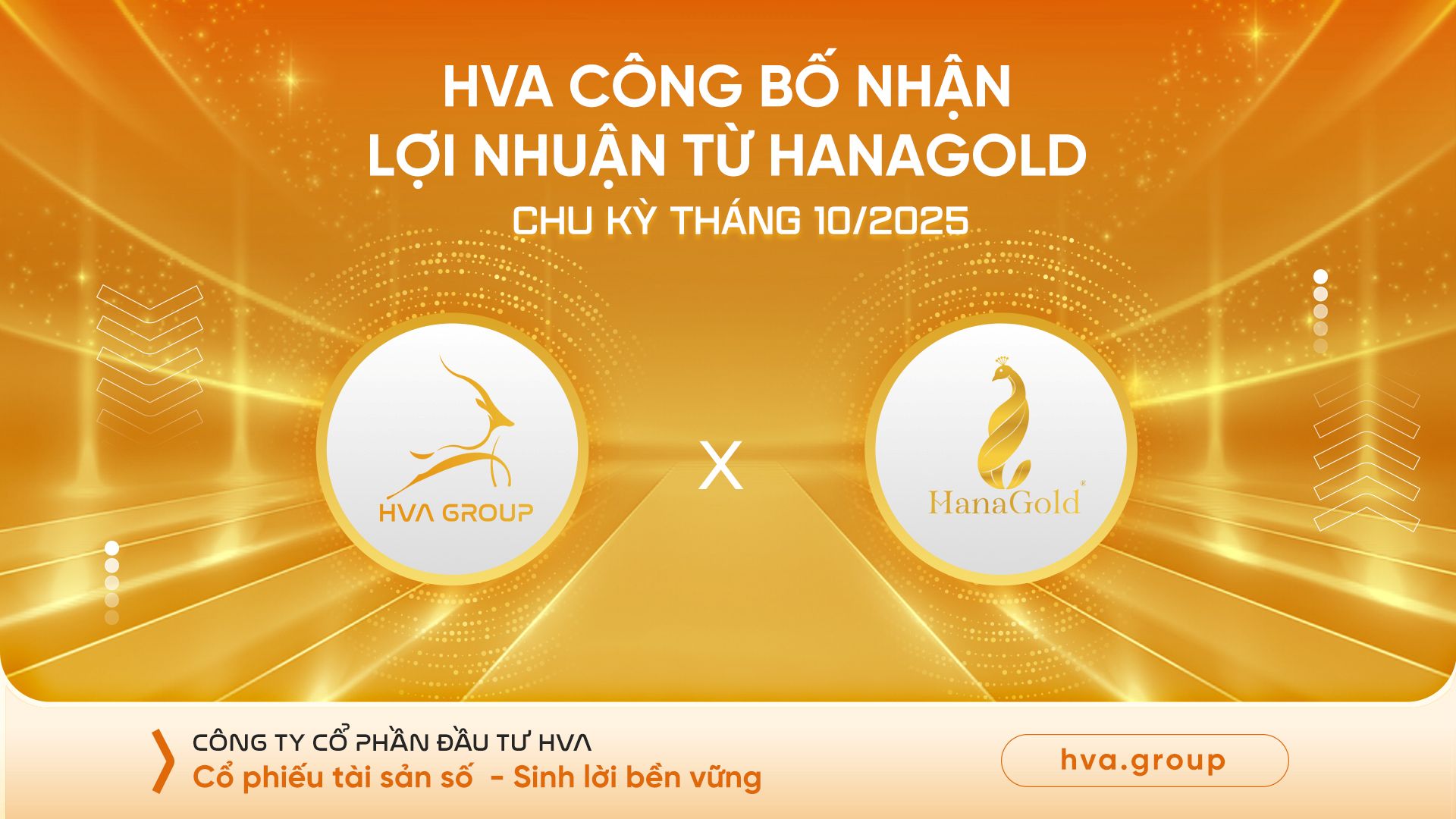 HVA ANNOUNCES RECEIVING PROFIT FROM HANAGOLD FOR THE OCTOBER 2025 PERIOD 
