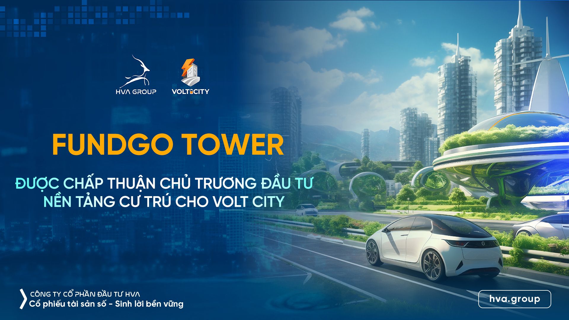 FUNDGO TOWER approved for investment policy: residential platform for Volt City