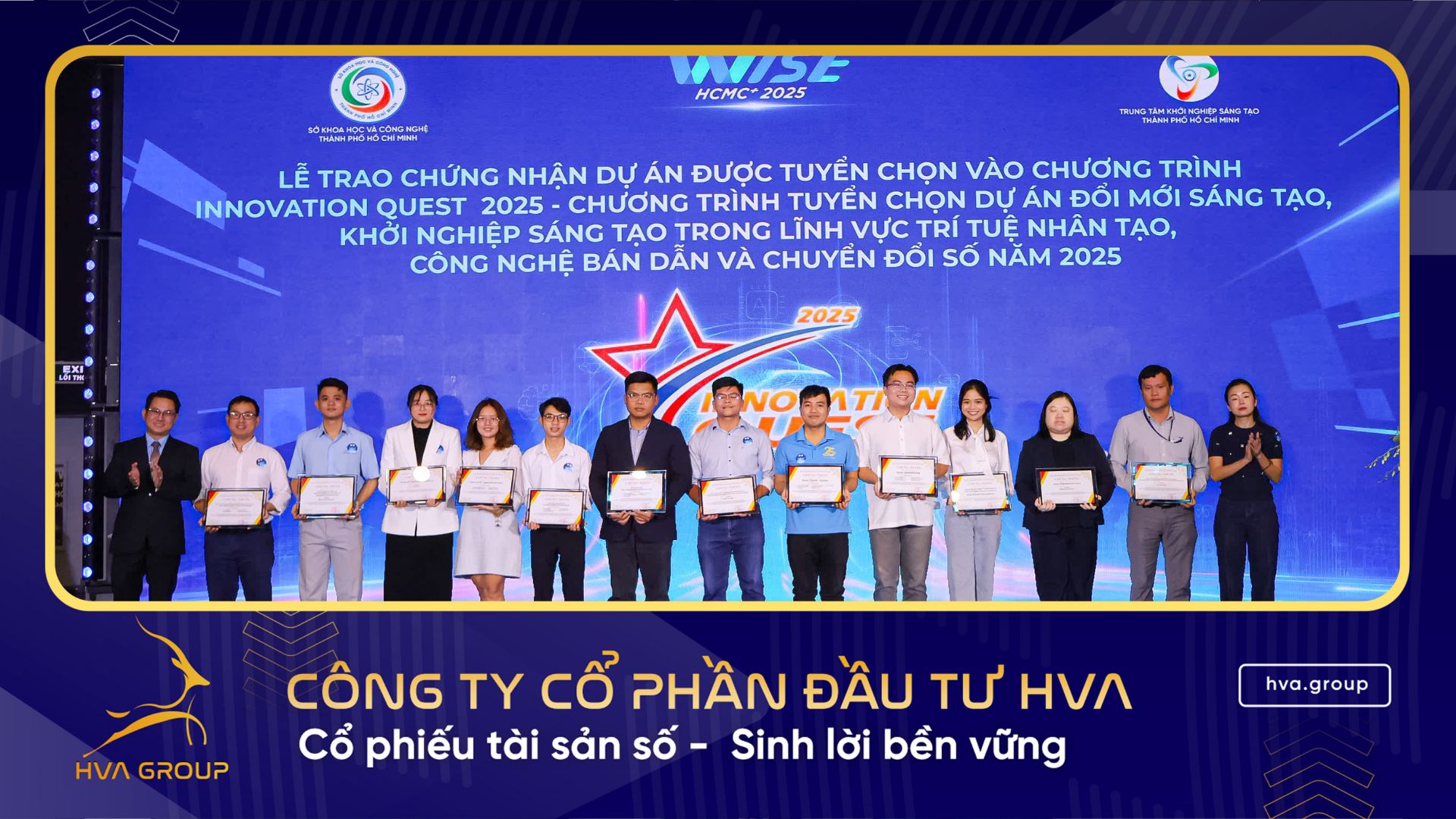 HVA Group đồng hành Lễ công bố kết quả tuyển chọn các dự án khởi nghiệp sáng tạo của SIHUB 2025