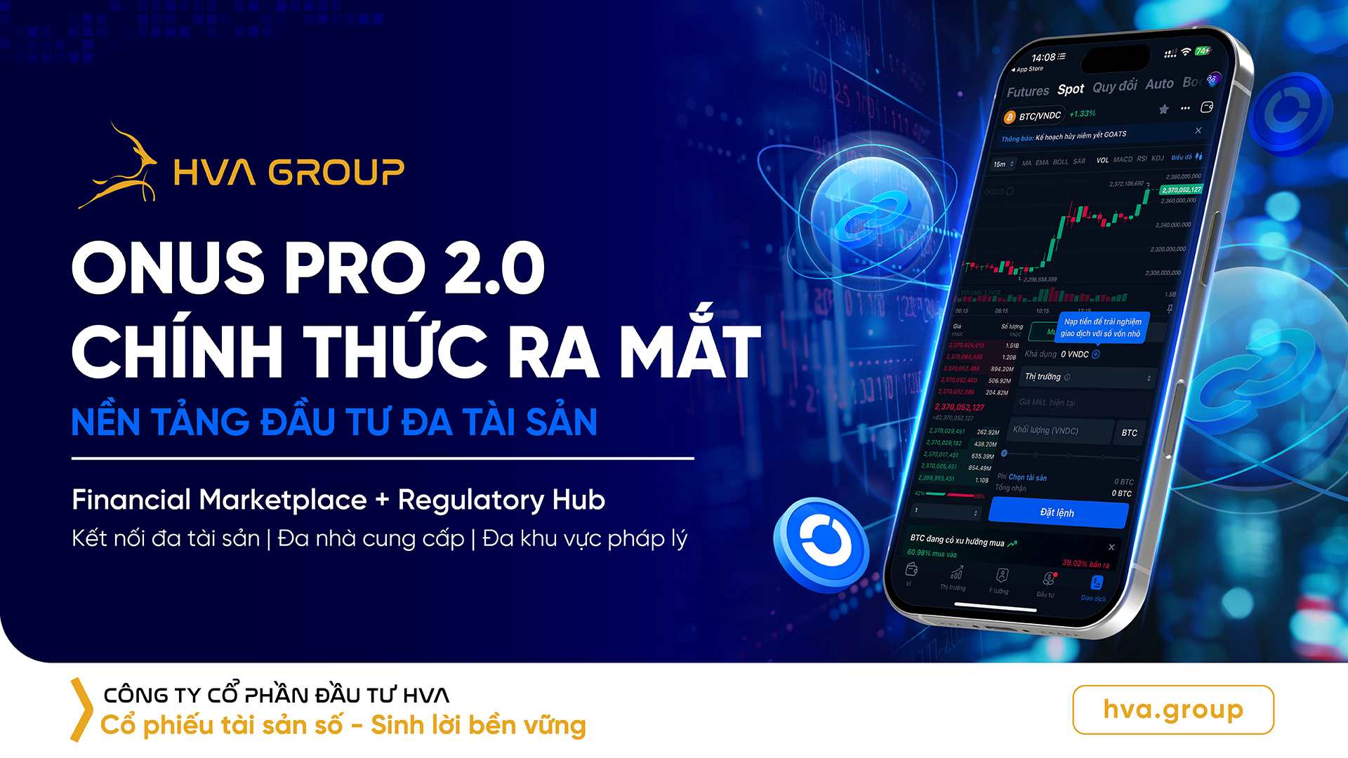 ONUS Pro 2.0: Nền tảng đầu tư đa tài sản