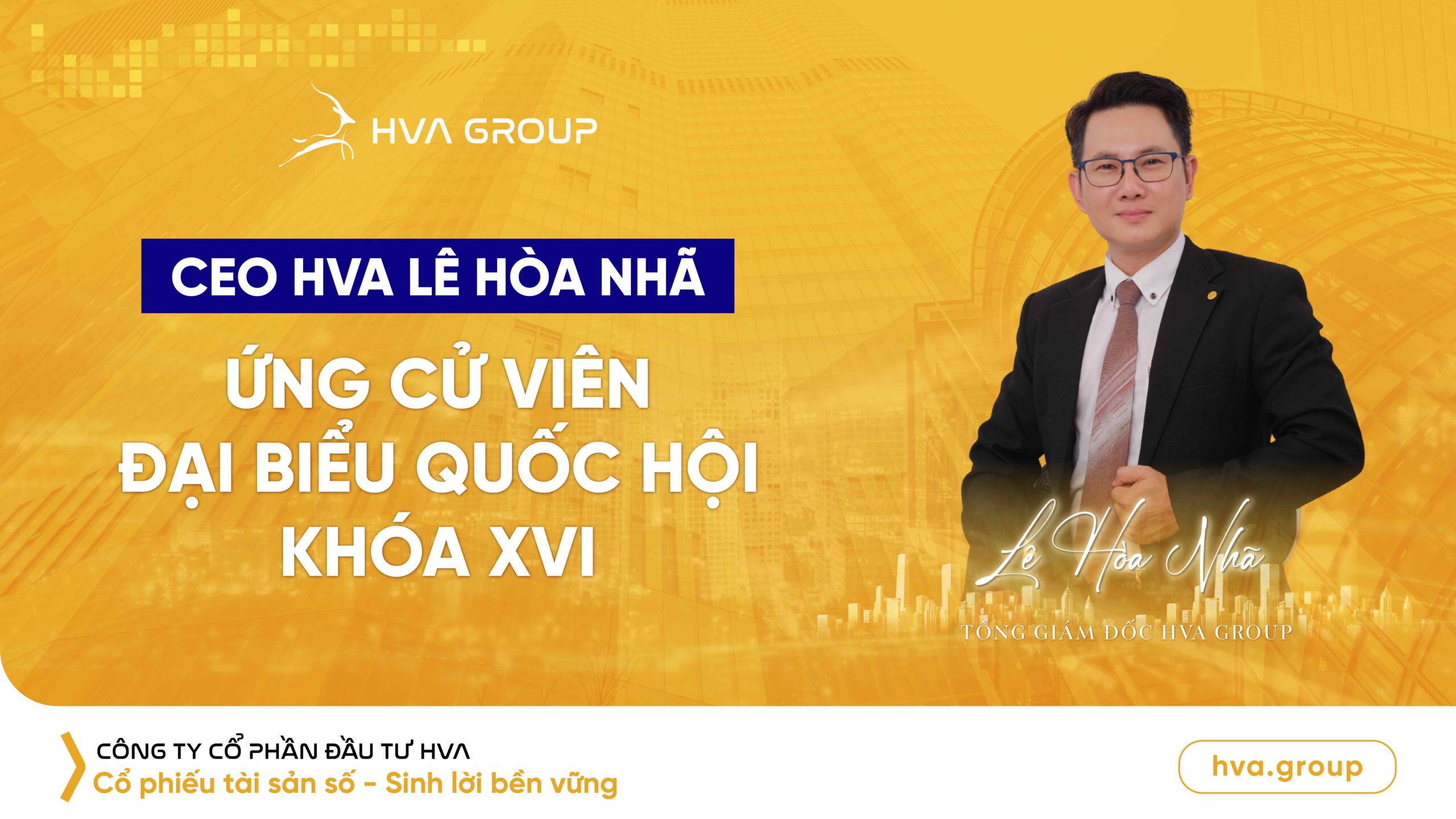 CEO of HVA, Le Hoa Nha: Candidate for the 16th National Assembly.