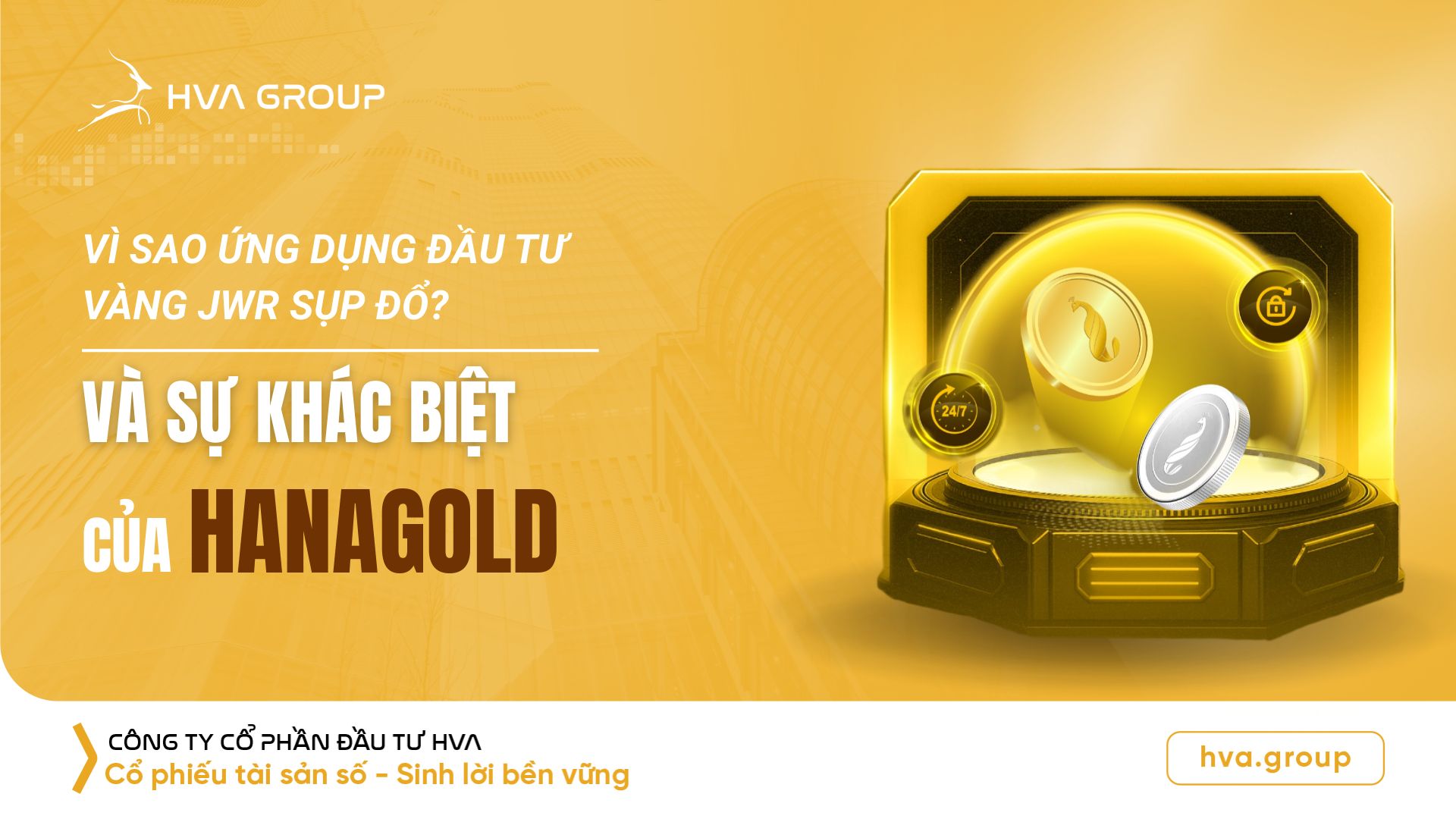 Why is the JWR gold investment app up for sale and what are the differences of HanaGold?