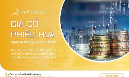 GIÁ CỔ PHIẾU HVA NGÀY 14/03/2025