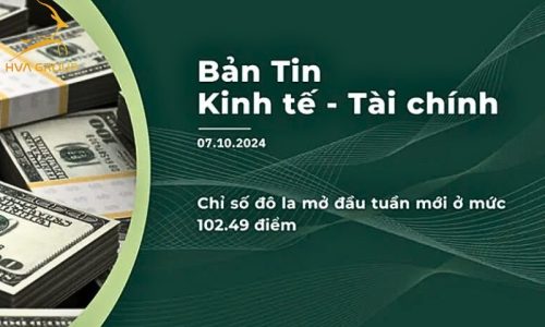 BẢN TIN KINH TẾ TÀI CHÍNH NGÀY 07.10.2024