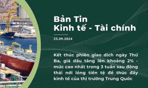 BẢN TIN KINH TẾ TÀI CHÍNH NGÀY 25.09.2024