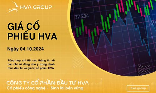 GIÁ CỔ PHIẾU HVA NGÀY 04/10/2024