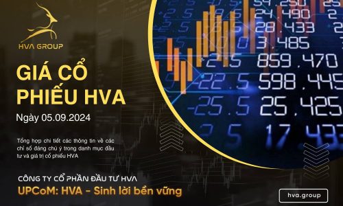 GIÁ CỔ PHIẾU HVA NGÀY 05/09/2024