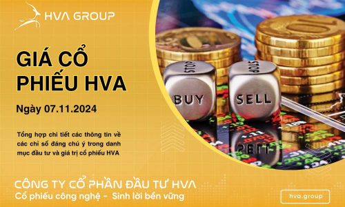 GIÁ CỔ PHIẾU HVA NGÀY 07/11/2024