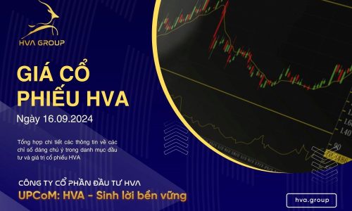 GIÁ CỔ PHIẾU HVA NGÀY 16/09/2024