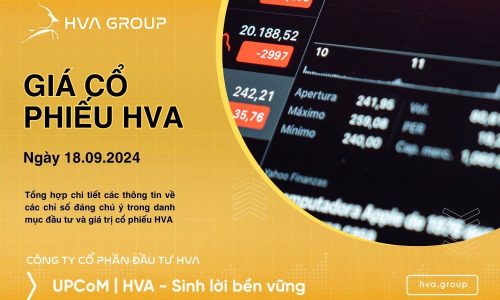 GIÁ CỔ PHIẾU HVA NGÀY 18/09/2024