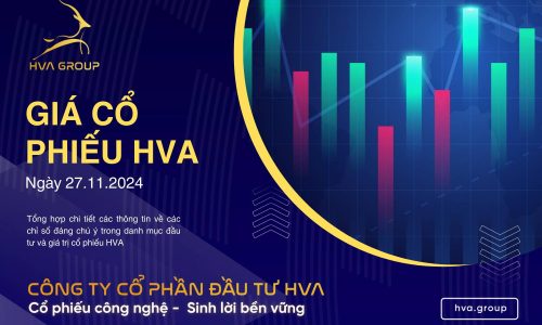 GIÁ CỔ PHIẾU HVA NGÀY 27/11/2024