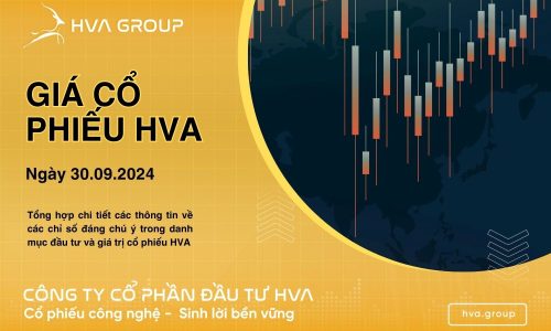 GIÁ CỔ PHIẾU HVA NGÀY 30/09/2024