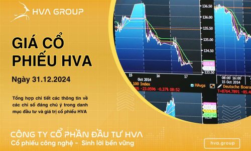 GIÁ CỔ PHIẾU HVA NGÀY 31/12/2024