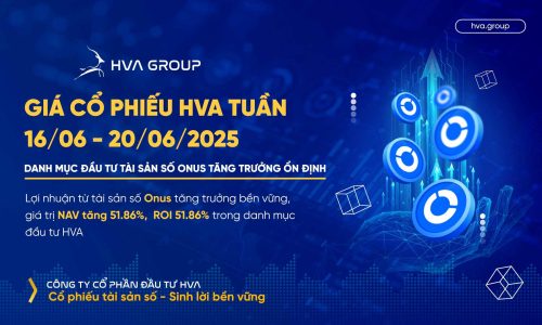 Giá cổ phiếu HVA tuần 16/06-20/06: Danh mục đầu tư tài sản số Onus tăng trưởng ổn định